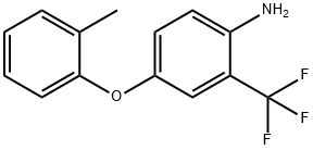 4-(2-METHYLPHENOXY)-2-(TRIFLUOROMETHYL)ANILINE Struktur