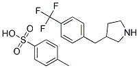 3-(4-(TRIFLUOROMETHYL)BENZYL)PYRROLIDINE 4-METHYLBENZENESULFONATE Struktur