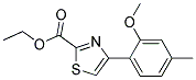 4-(2-METHOXY-4-METHYL-PHENYL)-THIAZOLE-2-CARBOXYLIC ACID ETHYL ESTER Struktur