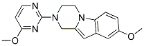 8-METHOXY-2-(4-METHOXYPYRIMIDIN-2-YL)-1,2,3,4-TETRAHYDROPYRAZINO[1,2-A]INDOLE Struktur