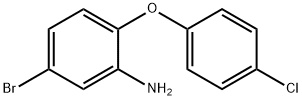 5-BROMO-2-(4-CHLOROPHENOXY)ANILINE Struktur