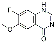 7-FLUORO-4-HYDROXY-6-METHOXYQUINAZOLINE Struktur