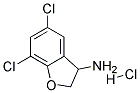 5,7-DICHLORO-2,3-DIHYDRO-BENZOFURAN-3-YLAMINE HYDROCHLORIDE Struktur