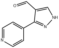 3-PYRIDIN-4-YL-1H-PYRAZOLE-4-CARBALDEHYDE Struktur