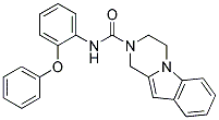 N-(2-PHENOXYPHENYL)-3,4-DIHYDROPYRAZINO[1,2-A]INDOLE-2(1H)-CARBOXAMIDE Struktur