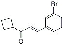 3-(3-BROMOPHENYL)-1-CYCLOBUTYL-PROP-2-EN-1-ONE Struktur