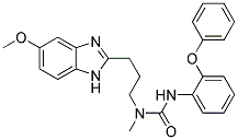 N-[3-(5-METHOXY-1H-BENZIMIDAZOL-2-YL)PROPYL]-N-METHYL-N'-(2-PHENOXYPHENYL)UREA Struktur