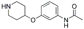 N-[3-(4-PIPERIDINYLOXY)PHENYL]ACETAMIDE Struktur