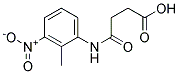 N-(2-METHYL-3-NITRO-PHENYL)-SUCCINAMIC ACID Struktur