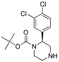 (S)-2-(3,4-DICHLORO-PHENYL)-PIPERAZINE-1-CARBOXYLIC ACID TERT-BUTYL ESTER Struktur