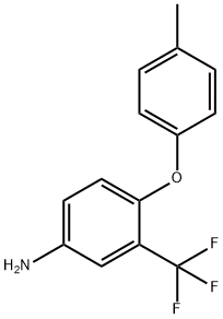 4-(4-METHYLPHENOXY)-3-(TRIFLUOROMETHYL)ANILINE Struktur