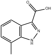 7-METHYL-3-(1H)INDAZOLECARBOXYLIC ACID Struktur