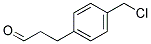 3-(4-CHLOROMETHYL-PHENYL)-PROPIONALDEHYDE Struktur