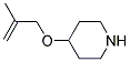 4-[(2-METHYL-2-PROPENYL)OXY]PIPERIDINE Struktur