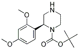 (S)-2-(2,4-DIMETHOXY-PHENYL)-PIPERAZINE-1-CARBOXYLIC ACID TERT-BUTYL ESTER Struktur