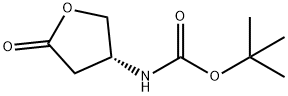 (R)-3-BOC-AMINO-GAMMA-BUTYROLACTONE Structure