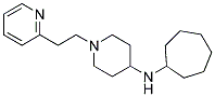 N-CYCLOHEPTYL-1-(2-PYRIDIN-2-YLETHYL)PIPERIDIN-4-AMINE Struktur