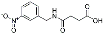 4-[(3-NITROBENZYL)AMINO]-4-OXOBUTANOIC ACID Struktur