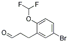 3-(5-BROMO-2-DIFLUOROMETHOXY-PHENYL)-PROPIONALDEHYDE Struktur