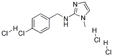 (4-CHLORO-BENZYL)-(1-METHYL-1H-IMIDAZOL-2-YL)-AMINE TRIHYDROCHLORIDE Struktur