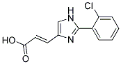 3-[2-(2-CHLORO-PHENYL)-IMIDAZOL-4-YL]-ACRYLIC ACID Struktur