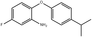 5-FLUORO-2-(4-ISOPROPYLPHENOXY)ANILINE Struktur