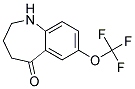 7-TRIFLUOROMETHOXY-1,2,3,4-TETRAHYDRO-BENZO[B]AZEPIN-5-ONE Struktur