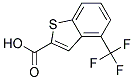 4-(TRIFLUOROMETHYL)-1-BENZOTHIOPHENE-2-CARBOXYLIC ACID Struktur