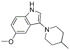 5-METHOXY-3-(4-METHYL-PIPERIDIN-1-YL)-1H-INDOLE Struktur