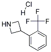 3-(2-(TRIFLUOROMETHYL)PHENYL)AZETIDINE HYDROCHLORIDE Struktur