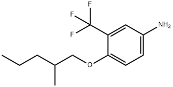 4-[(2-METHYLPENTYL)OXY]-3-(TRIFLUOROMETHYL)ANILINE Struktur