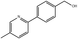 [4-(5-METHYL-PYRIDIN-2-YL)-PHENYL]-METHANOL Struktur