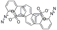 ALPHA-NAPHTHYL DIAZONIUM NAPHTHALENE- 1,5-DISULFONATE Struktur