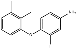 4-(2,3-DIMETHYLPHENOXY)-3-FLUOROANILINE Struktur