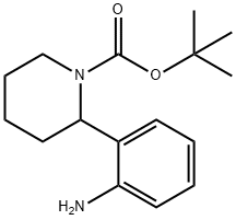 TERT-BUTYL 2-(2-AMINOPHENYL)PIPERIDINE-1-CARBOXYLATE Struktur