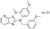 N-(2,4-DIMETHOXYPHENYL)-N-(3-METHOXYBENZYL)[1,3]THIAZOLO[5,4-B]PYRIDIN-2-AMINE HYDROCHLORIDE Struktur