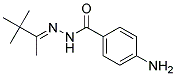 4-AMINO-BENZOIC ACID (1,2,2-TRIMETHYL-PROPYLIDENE)-HYDRAZIDE Struktur