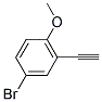 3-BROMO-1-ETHYNYL-6-METHOXY-BENZENE Struktur