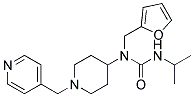 N-(2-FURYLMETHYL)-N'-ISOPROPYL-N-[1-(PYRIDIN-4-YLMETHYL)PIPERIDIN-4-YL]UREA Struktur