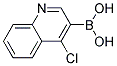 (4-CHLOROQUINOLIN-3-YL)BORONIC ACID Struktur