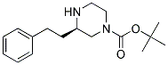 (R)-3-PHENETHYL-PIPERAZINE-1-CARBOXYLIC ACID TERT-BUTYL ESTER Struktur