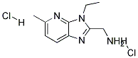 C-(3-ETHYL-5-METHYL-3H-IMIDAZO[4,5-B]PYRIDIN-2-YL)-METHYLAMINE DIHYDROCHLORIDE Struktur