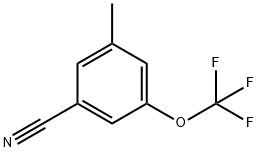 3-METHYL-5-(TRIFLUOROMETHOXY)BENZONITRILE Struktur