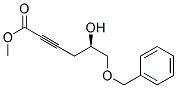 (R)-6-BENZYLOXY-5-HYDROXY-HEX-2-YNOIC ACID METHYL ESTER Struktur