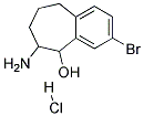 6-AMINO-3-BROMO-6,7,8,9-TETRAHYDRO-5H-BENZOCYCLOHEPTEN-5-OL HYDROCHLORIDE Struktur