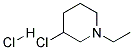 N-ETHYL-3-CHLOROPIPERIDINE HCL Struktur