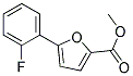 5-(2-FLUOROPHENYL)FURAN-2-CARBOXYLIC ACID METHYL ESTER Struktur