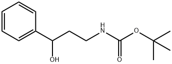 (3-HYDROXY-3-PHENYL-PROPYL)-CARBAMIC ACID TERT-BUTYL ESTER Struktur