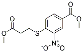 METHYL 4-[(3-METHOXY-3-OXOPROPYL)THIO]-3-NITROBENZOATE Struktur