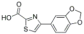 4-(1,3-BENZODIOXOL-5-YL)-1,3-THIAZOLE-2-CARBOXYLIC ACID Struktur